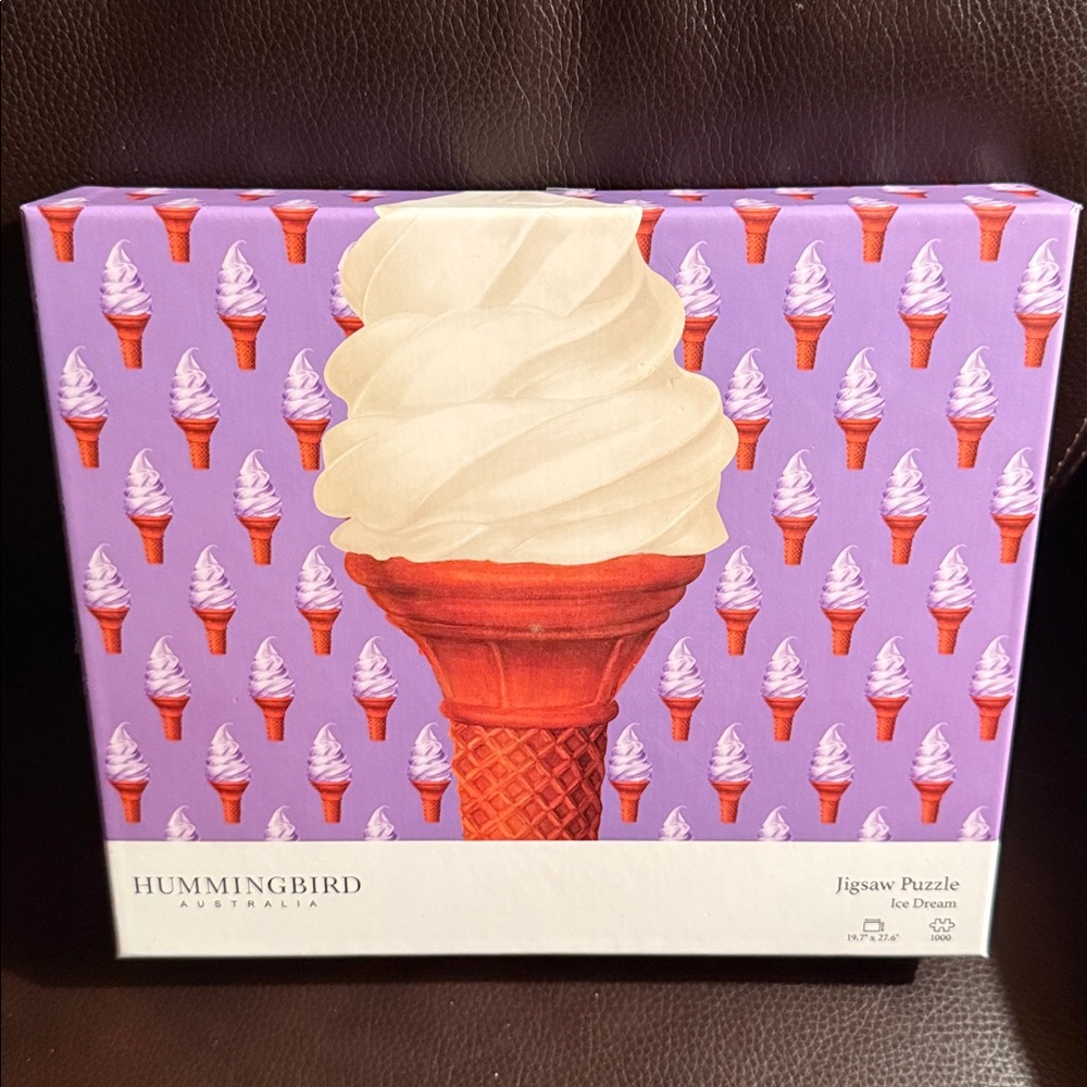 Hummingbird Australia Ice Cream 1000pc Puzzle.  Has poster